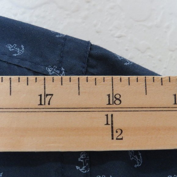 Akrux* Men's Short Sleeve Button Down Curved Hem Chest Pocket Shirt~ Size Large - Picture 6 of 11